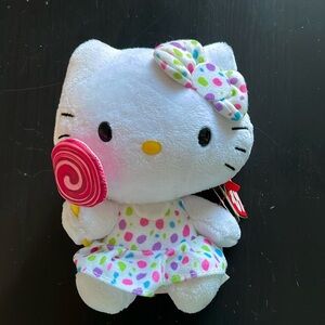 Hello Kitty plush TY original beanie babies 2014 collection